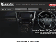 Tablet Screenshot of komandankey.com